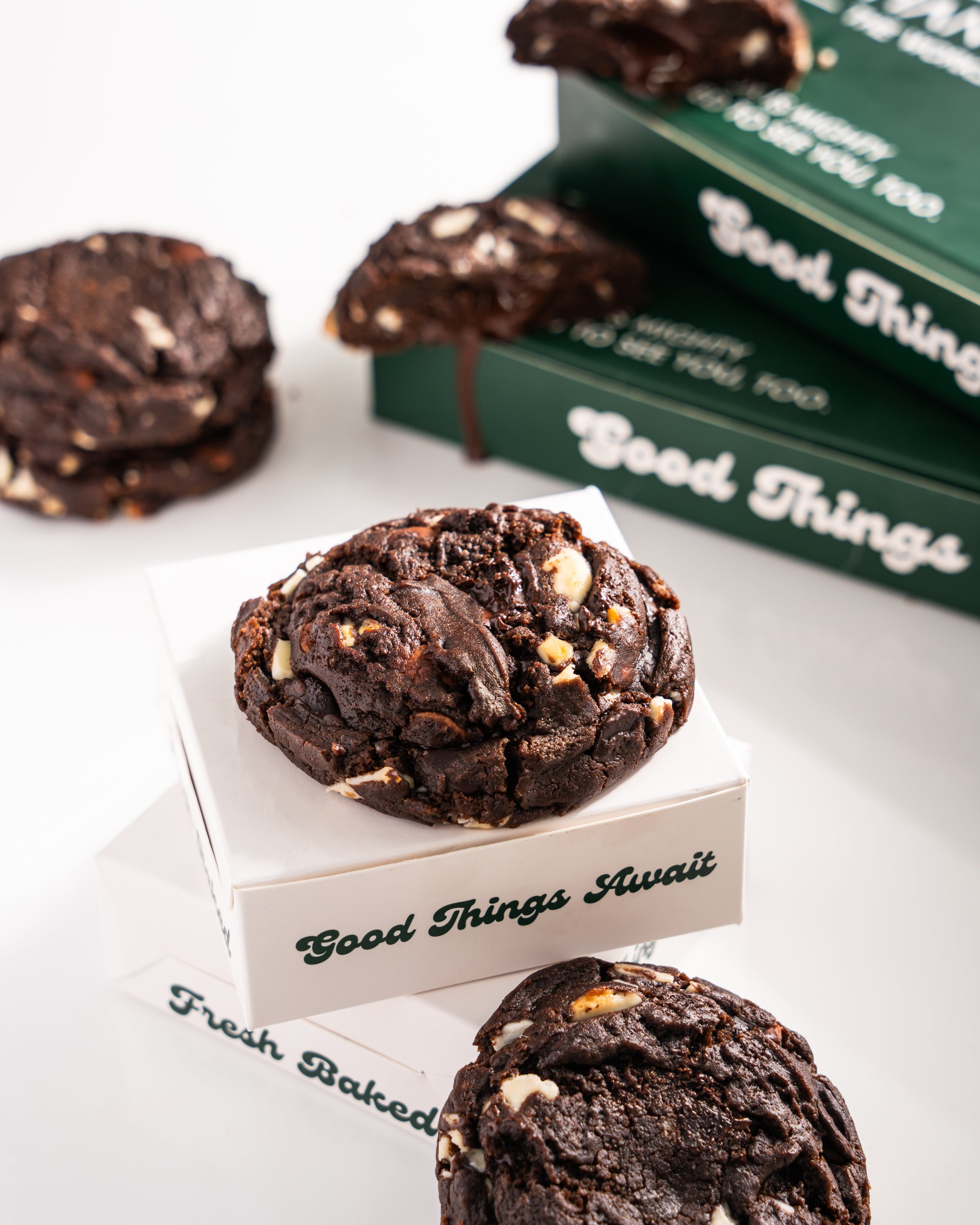 Triple Chocolate Chip Cookie