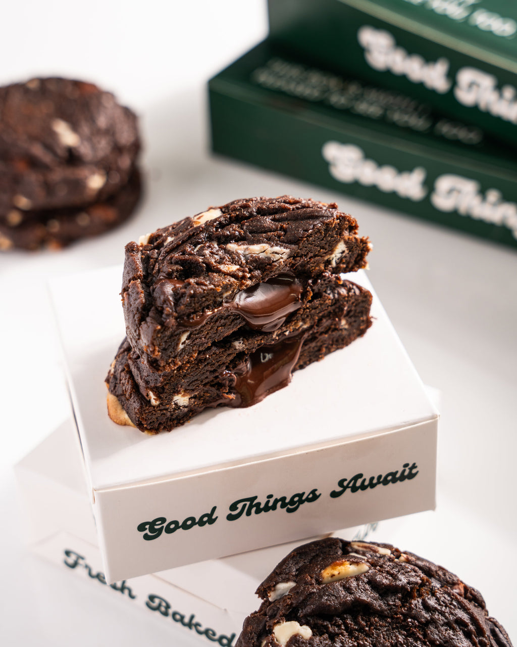 Triple Chocolate Chip Cookie