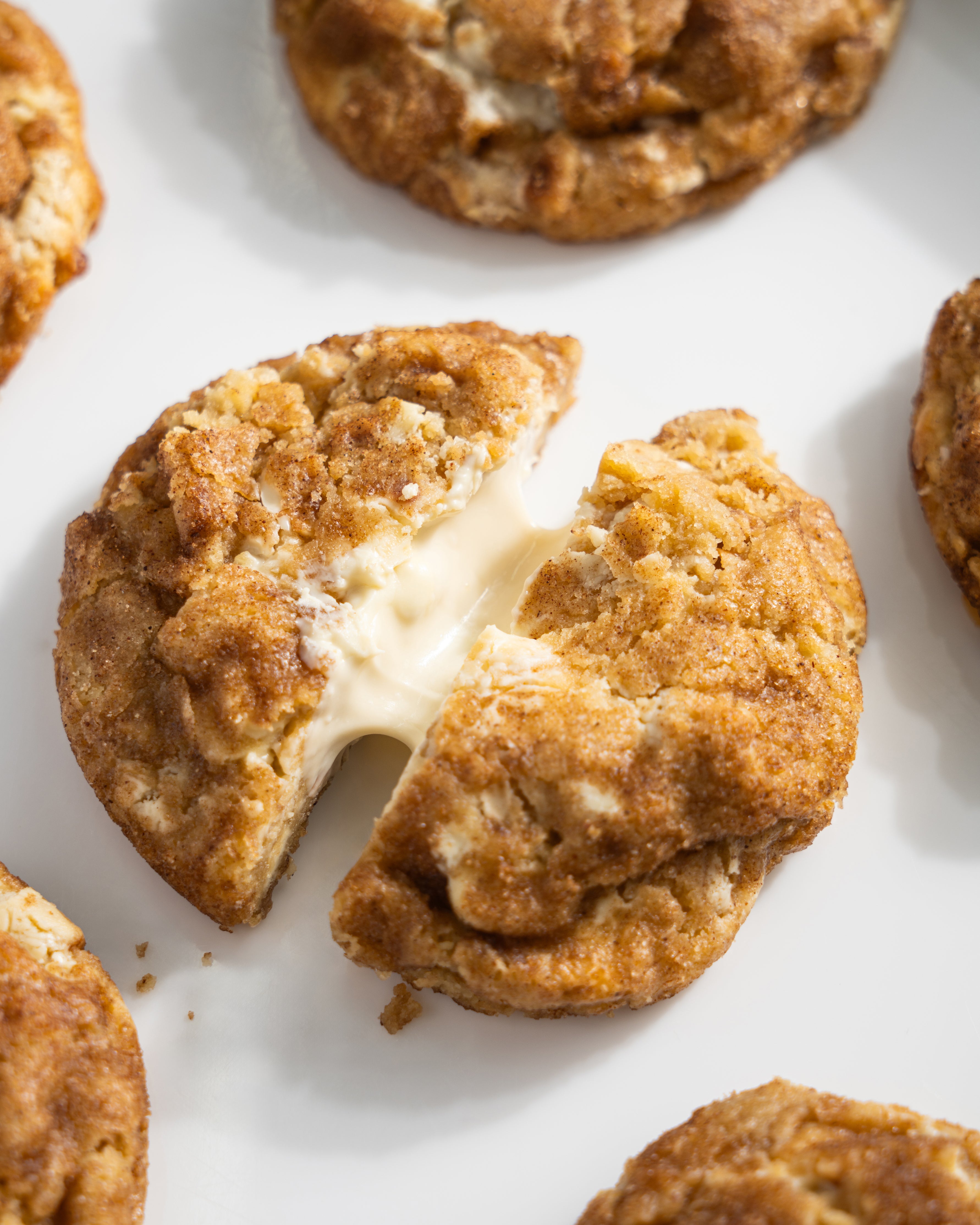 Hazelnut White Chocolate Crumble Cookie